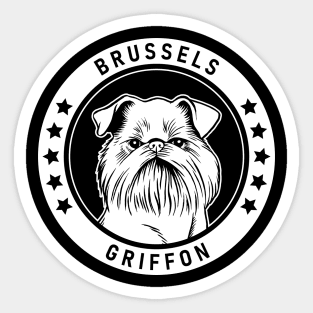 Brussels Griffon Fan Gift Sticker